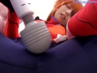 Evangelion asuka pov berpakaian menyerupai karakter porno blowhob