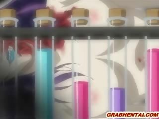 Ιαπωνικό hentai lassie πίνοντας σπέρμα