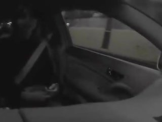Concupiscent japanese married milf sucking dick in car thereafter jerking